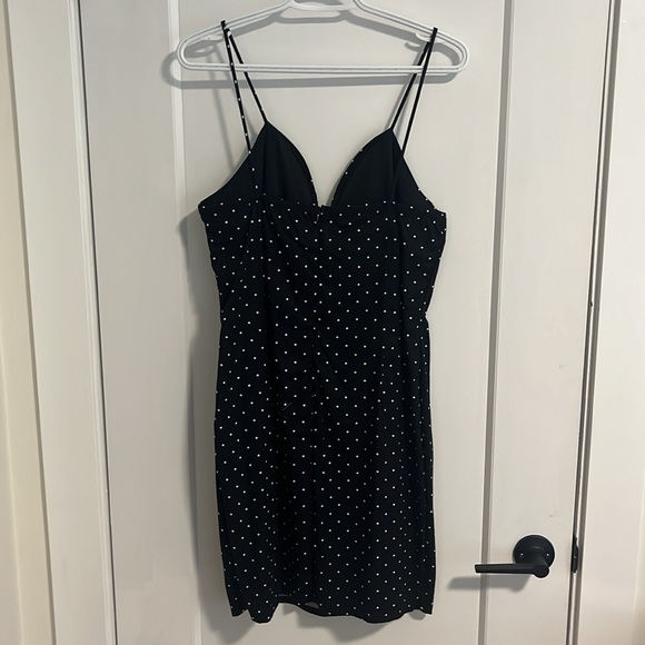Black and white polka dot dress - Picture 4 of 5